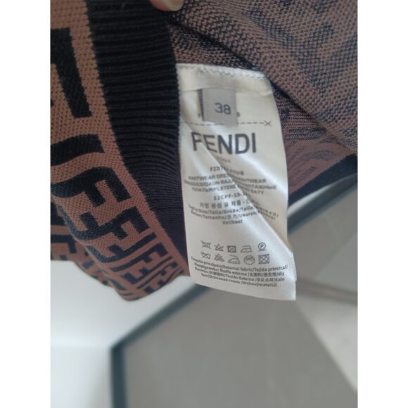 Fendi Printed Midi Length Dress - Picture 10 of 10